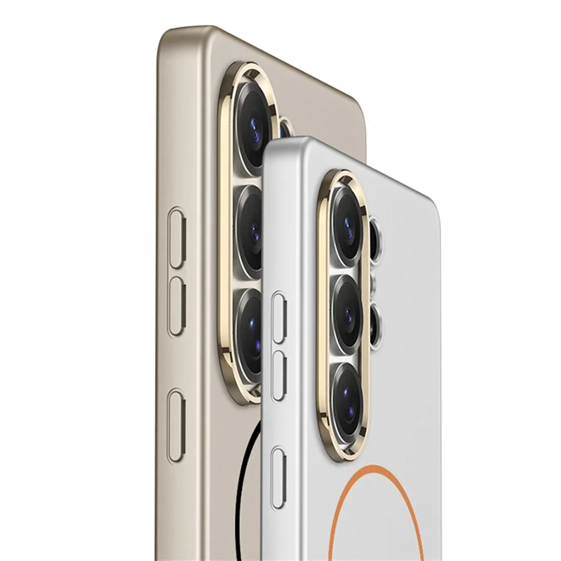 GKK For Samsung Galaxy S26 Ultra Case Magnetic Case PC + TPU Ultra Thin Phone Cover Support Wireless Charging - Titanium Grey