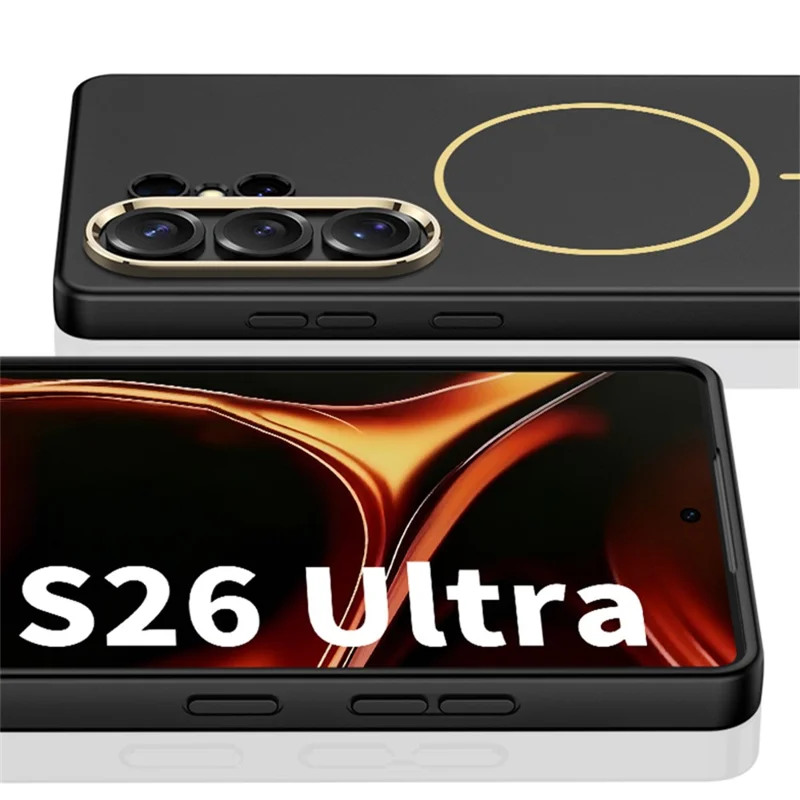 GKK For Samsung Galaxy S26 Ultra Case Magnetic Case PC + TPU Ultra Thin Phone Cover Support Wireless Charging - Titanium Grey