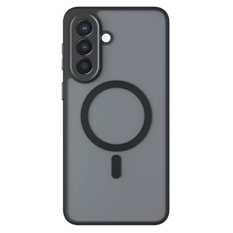 Магнитный чехол для Samsung Galaxy A57 5G, матовый чехол из ТПУ + поликарбоната, черный