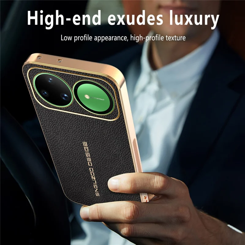 For Huawei nova 15 Ultra 5G Case  Anti Scratch Litchi Texture TPU Leather PU Phone Back Cover - Black