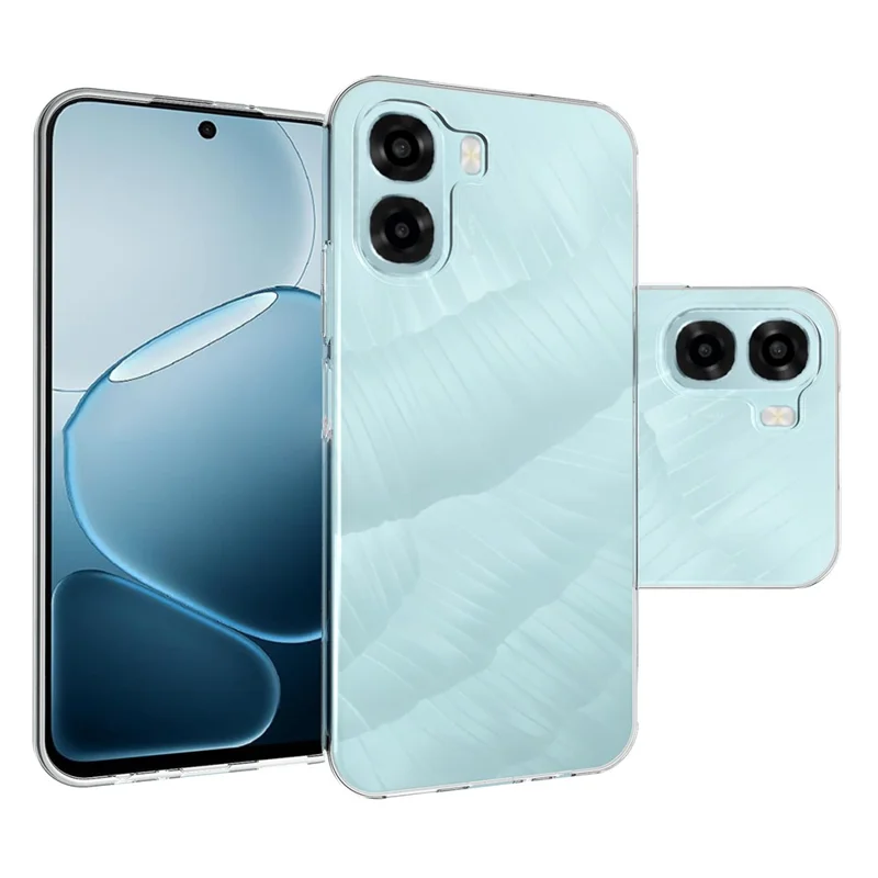 10 sztuk / opakowanie Dla Oppo A6x 5G / A6x 4G Etui bez śladów wodnych przezroczysta ochronna obudowa z TPU - Przezroczyste