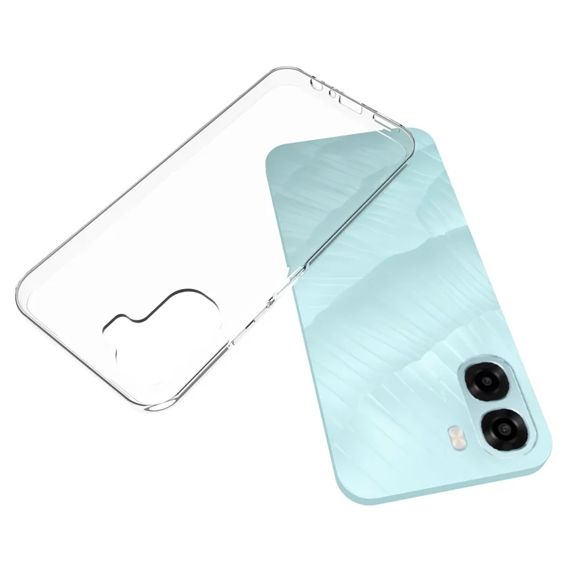 10 sztuk / opakowanie Dla Oppo A6x 5G / A6x 4G Etui bez śladów wodnych przezroczysta ochronna obudowa z TPU - Przezroczyste