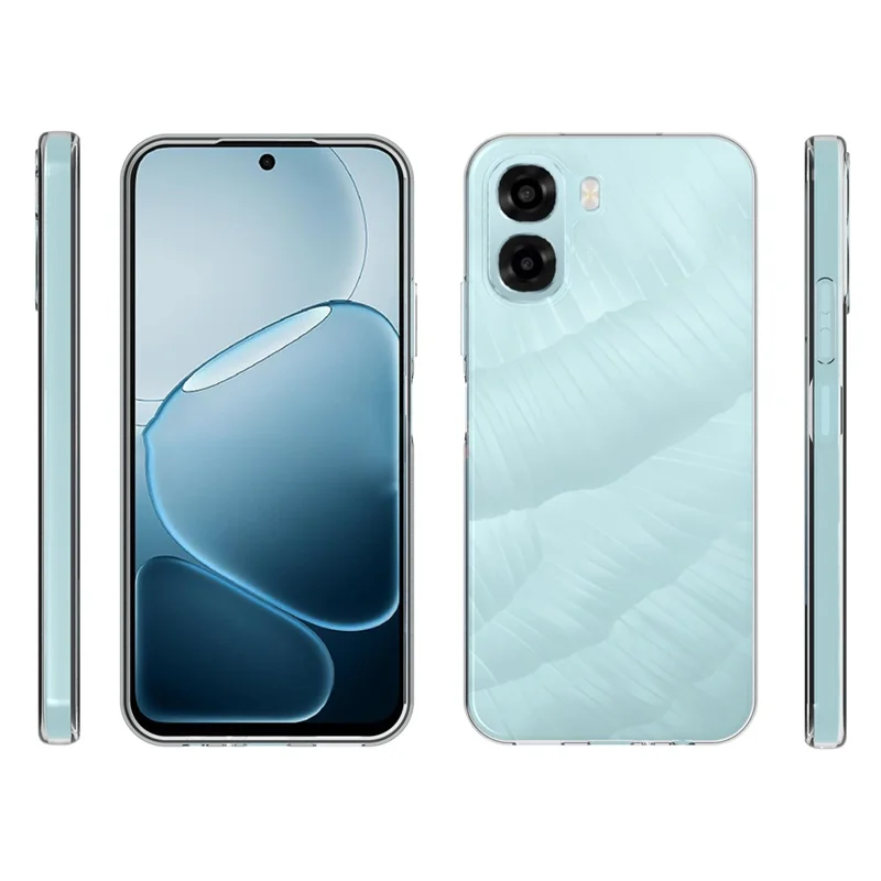 10 sztuk / opakowanie Dla Oppo A6x 5G / A6x 4G Etui bez śladów wodnych przezroczysta ochronna obudowa z TPU - Przezroczyste