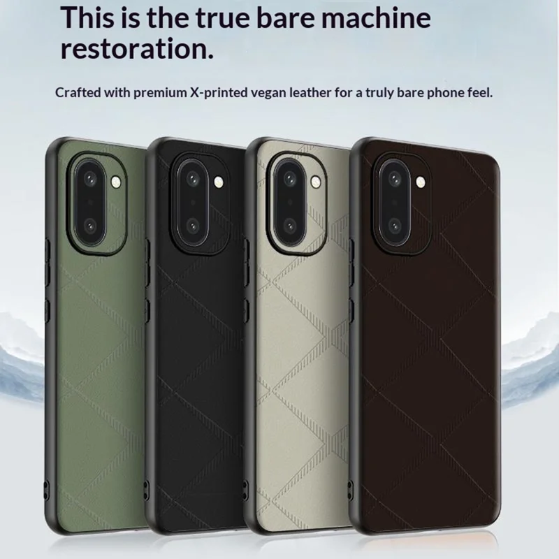 For OnePlus Ace 6T 5G Case X-Patterned TPU PU Leather PC Anti-Drop Phone Cover - Grey