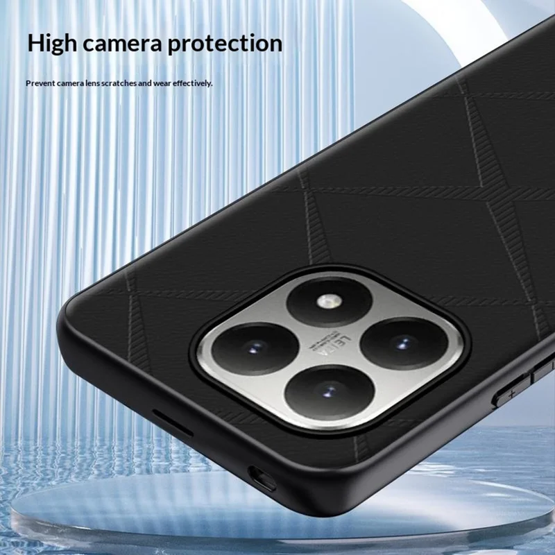 For Xiaomi 15T Case X-Patterned TPU PU Leather PC Anti-Drop Phone Cover - Green