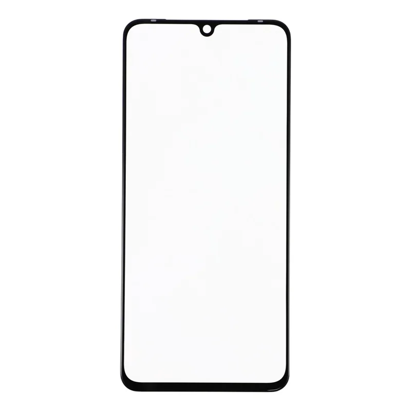 Frontscheiben-Glaslinse + OCA-Klebeteil (ohne Logo) - Schwarz für vivo V21e 5G / V21e 4G