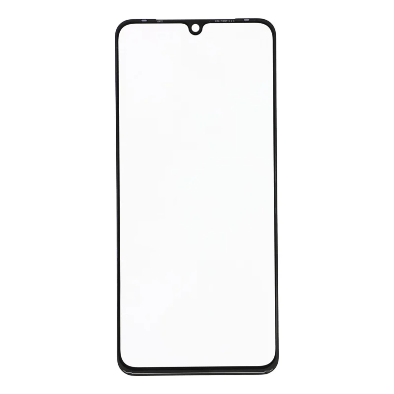 Frontscheiben-Glaslinse + OCA-Klebeteil (ohne Logo) - Schwarz für vivo V21e 5G / V21e 4G