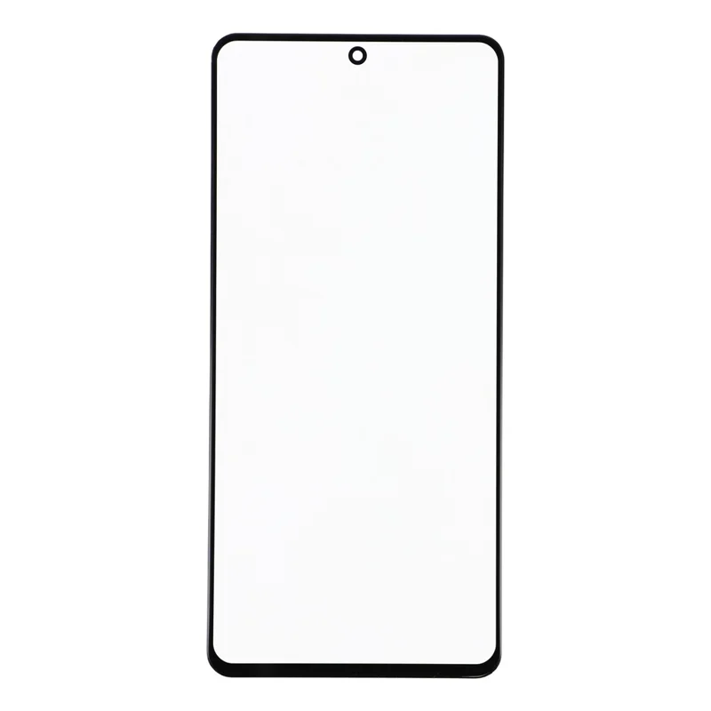 Frontscheiben-Glaslinse + OCA-Klebeteil (ohne Logo) für vivo V27e 4G / S16e 5G - Schwarz
