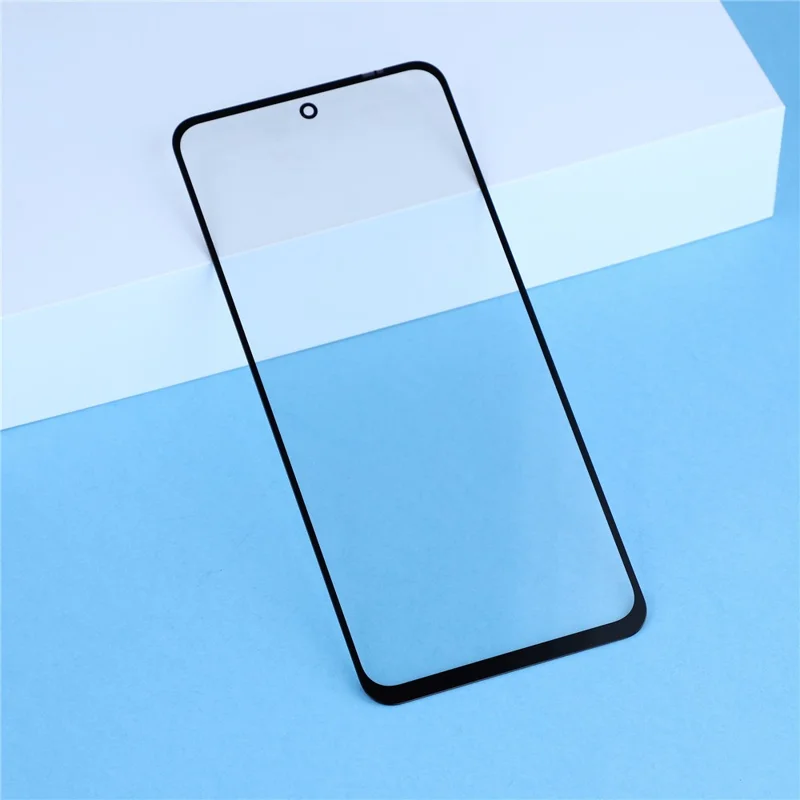 Frontscheiben-Glaslinse + OCA-Klebeteil (ohne Logo) für vivo V27e 4G / S16e 5G - Schwarz