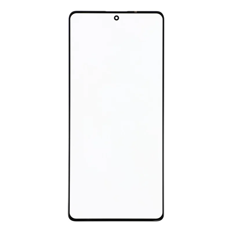 Lente in Vetro Frontale per Xiaomi Poco F5 5G con Adesivo OCA (senza Logo) - Nero