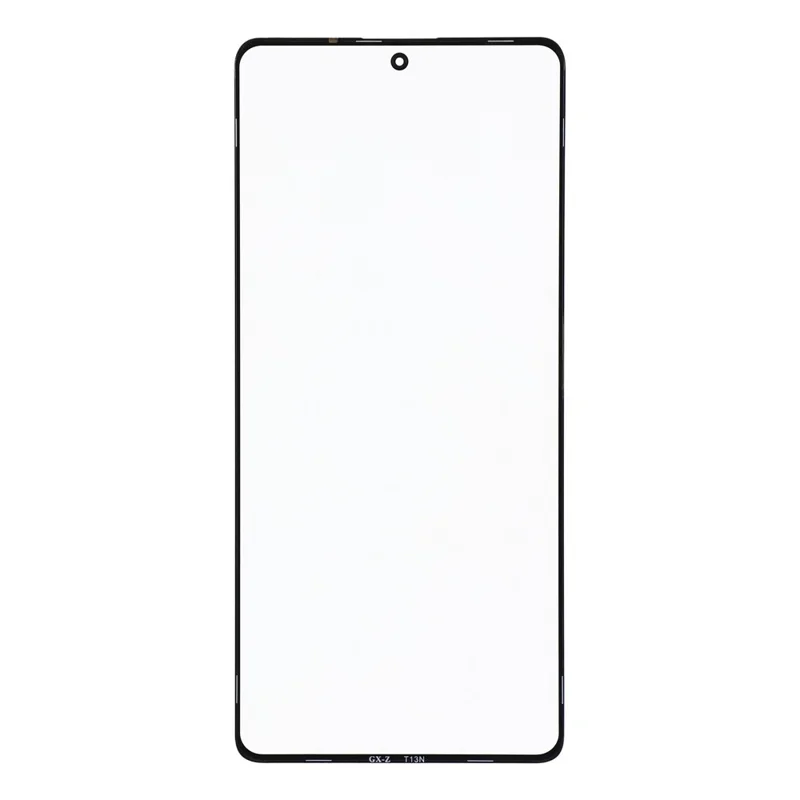 Lente in Vetro Frontale per Xiaomi Poco F5 5G con Adesivo OCA (senza Logo) - Nero