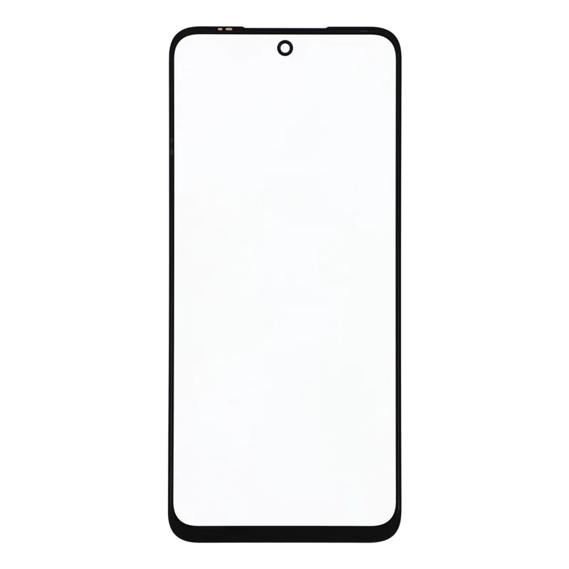 Lente de Vidro Frontal para Xiaomi Poco M3 Pro 5G com OCA + Peça Adesiva (sem Logótipo) - Preto