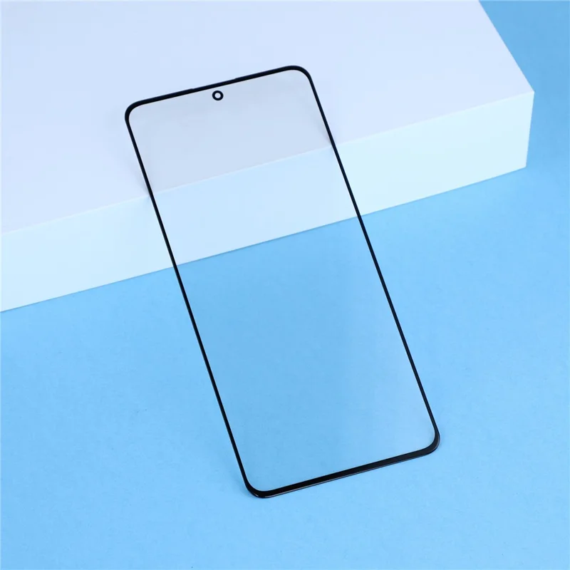 Lente in Vetro Anteriore per Xiaomi Poco X6 Pro 5G / Redmi K70E 5G con Adesivo OCA (senza Logo) - Nero