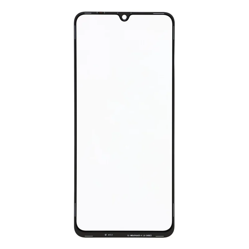 Lente in vetro frontale + parte adesiva OCA per Xiaomi Poco C75 4G / Redmi 14R 5G / Redmi 14C 4G (senza logo) - Nero