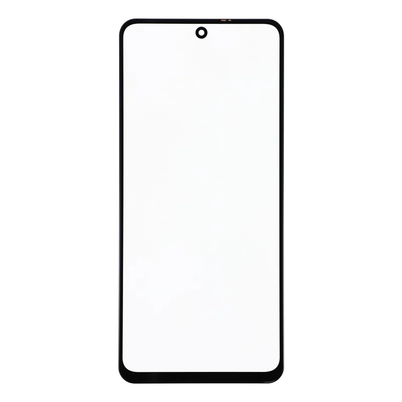 Передняя стеклянная линза экрана для Xiaomi Redmi Note 9 Pro 4G с OCA + клей (без логотипа) — черный цвет