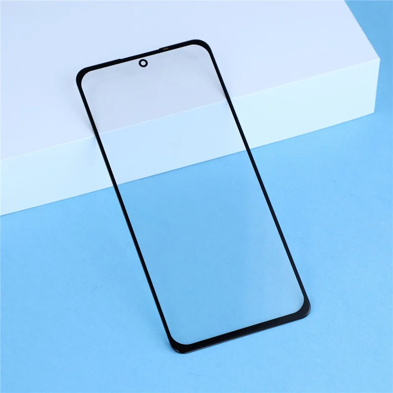 Lente de Vidro Frontal para Xiaomi Redmi Note 10 Pro 4G (Global) com OCA + Adesivo (sem Logótipo) - Preto