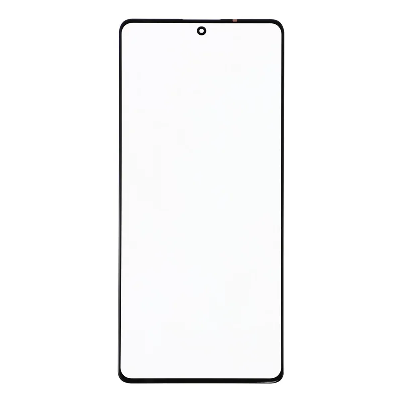 Передняя стеклянная линза экрана для Xiaomi Redmi Note 13 Pro 4G с клеем OCA (без логотипа) — черный цвет