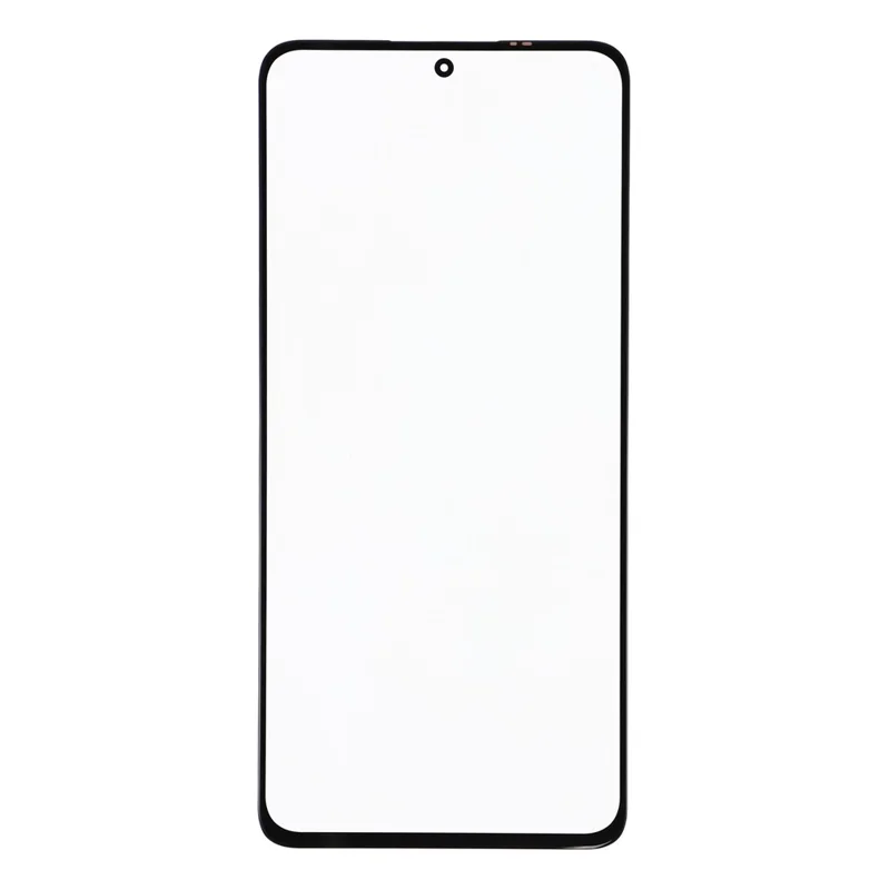 Lente de Vidro Frontal para Xiaomi Redmi Note 13 4G + Peça com Adesivo OCA (sem Logótipo) - Preto