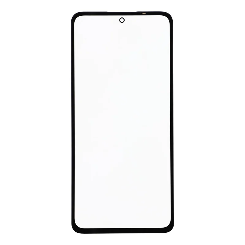 Pour Xiaomi Redmi Note 14 4G (163,25 mm) Objectif en verre avant de l'écran + pièce adhésive OCA (sans logo) - Noir