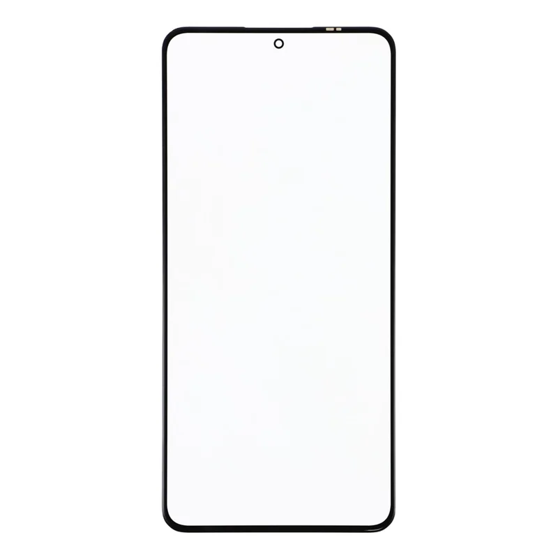 Per Xiaomi Redmi K50 Ultra Obiettivo Vetro Schermo Anteriore + Parte Adesiva OCA (senza Logo) - Nero