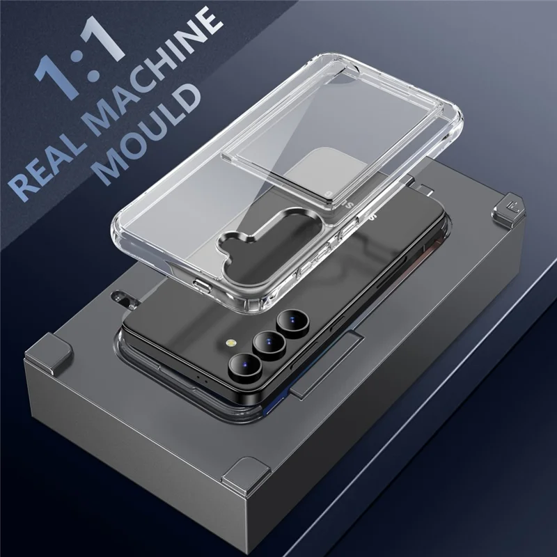 Transparante beschermhoes met kaarthouder voor Samsung Galaxy S26+ - TPU telefoonhoes