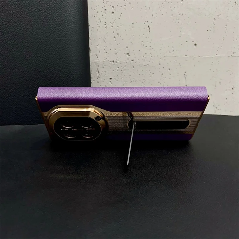 Cover per Huawei Mate X7 con Supporto in Pelle e PC - Verde