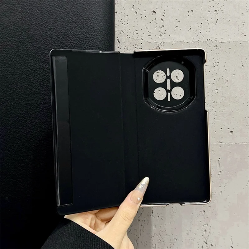 Cover per Huawei Mate X7 con Supporto in Pelle e PC - Verde