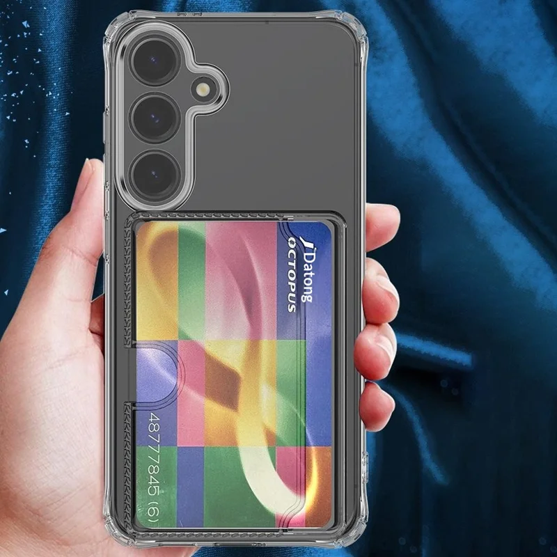 Acquisto all'ingrosso per custodia Samsung Galaxy A57 5G, ritagli precisi, porta carte, antiurto, trasparente, cover posteriore in TPU - trasparente