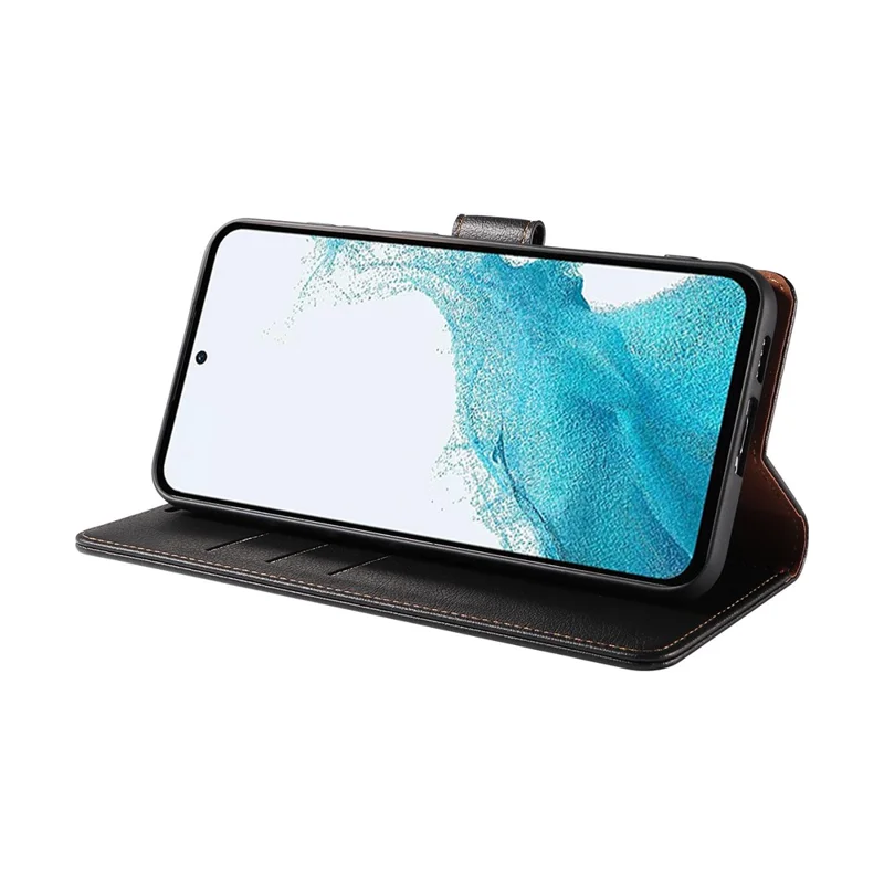 Cover per Samsung Galaxy A57 5G con Chiusura Magnetica, Portafoglio in Pelle con Blocco RFID - Nero