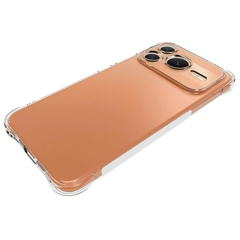 For Honor Power2 5G TPU Case Non Slip Anti Drop Phone Cover - Transparent