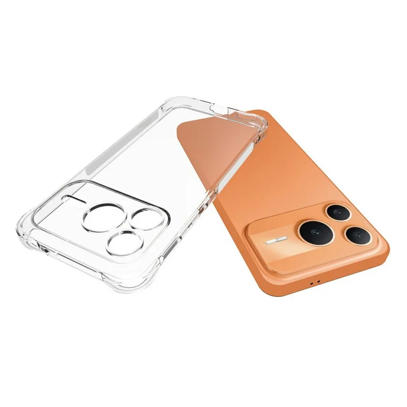 For Honor Power2 5G TPU Case Non Slip Anti Drop Phone Cover - Transparent