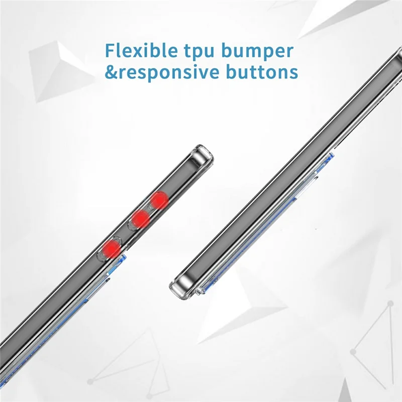 Per 	Samsung Galaxy S26+ Custodia in TPU + PC + Acrilico con Portatessere - Trasparente