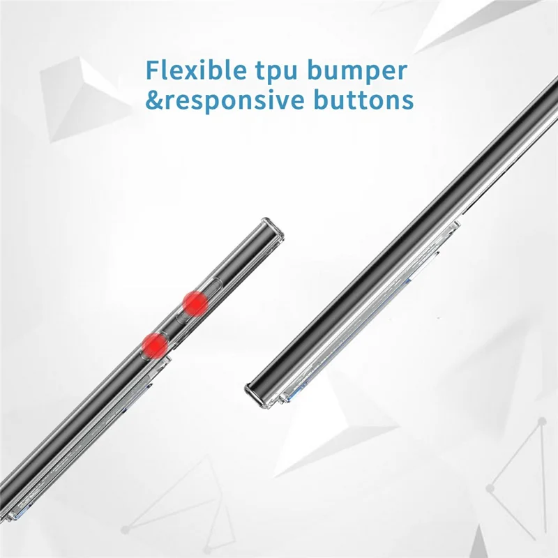 Für Samsung Galaxy S26 Ultra Hülle TPU + PC + Acryl Handy-Schutzhülle mit Kartenfach - Transparent