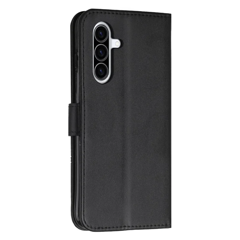 Acquisto all'ingrosso per custodia in pelle per Samsung Galaxy A57 5G, custodia pieghevole con supporto, portafoglio, chiusura a libro con cinturino - Nero