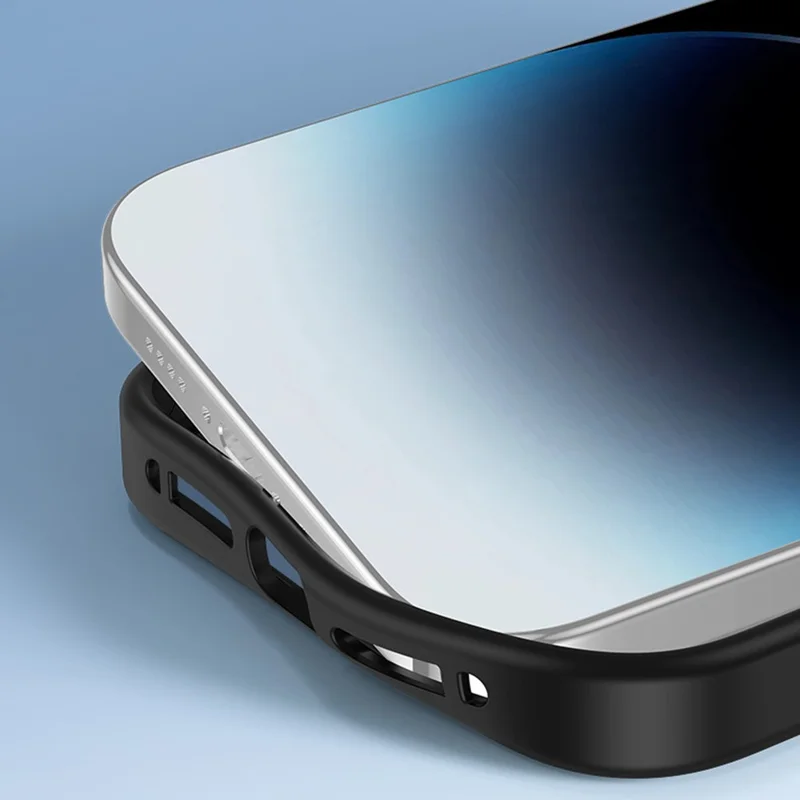 Coque magnétique pour iPhone 16 Pro Max, housse de protection transparente en TPU + PC compatible avec MagSafe - Blanc