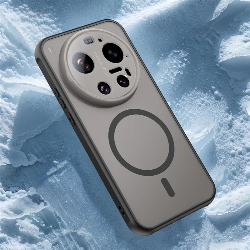 Bulk Purchasing For Xiaomi 17 Ultra 5G Magnetic Case Anti Drop PC + TPU Phone Cover - Black