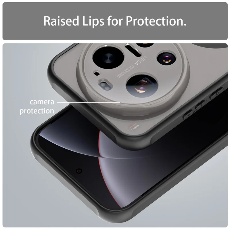 Bulk Purchasing For Xiaomi 17 Ultra 5G Magnetic Case Anti Drop PC + TPU Phone Cover - Black