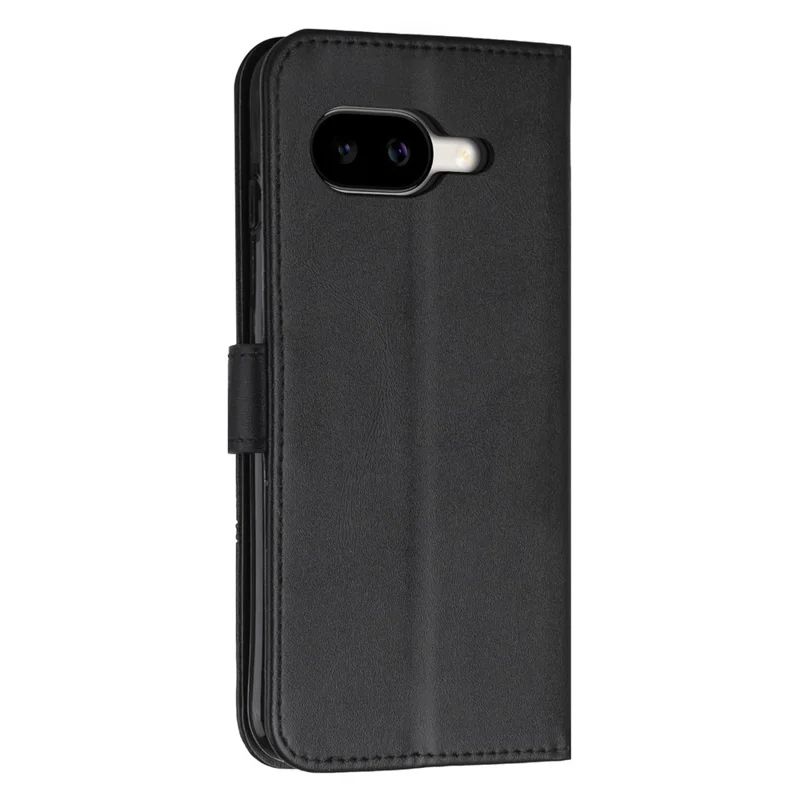 Acquisto all'ingrosso per custodia in pelle per Google Pixel 10a, custodia pieghevole con supporto, portafoglio, chiusura a libro con cinturino - Nero