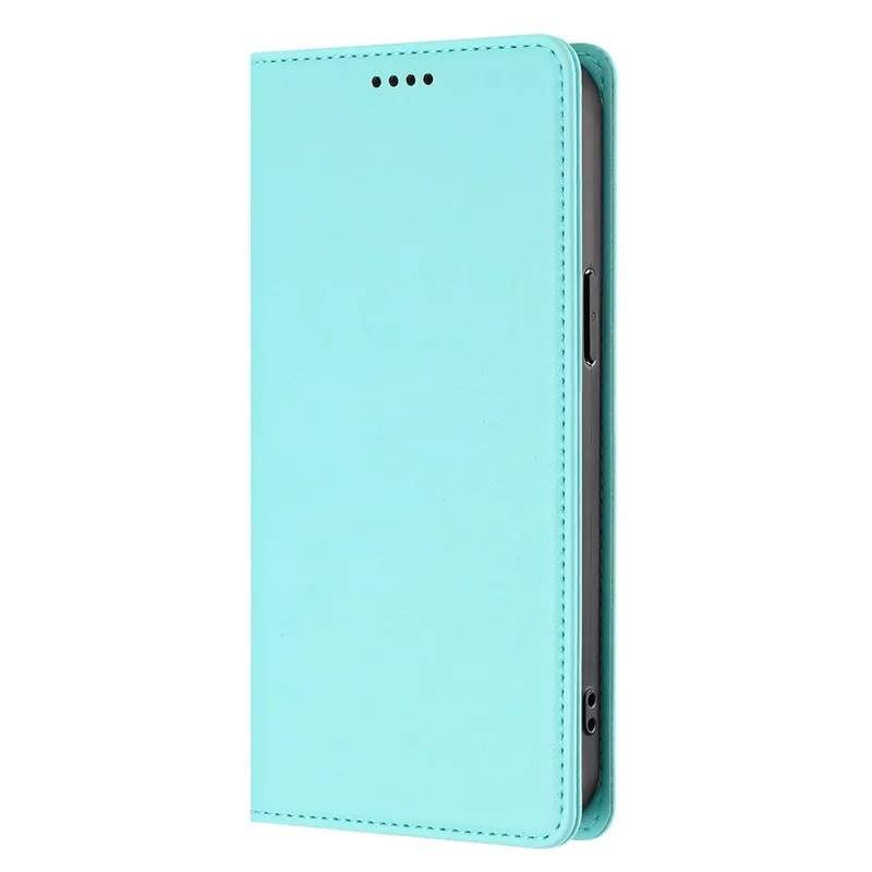 For Xiaomi Poco M8 Pro 5G / Redmi Note 15 Pro+ 5G (Global) Leather Wallet Case Magnetic Closure RFID Blocking Phone Cover - Mint Green