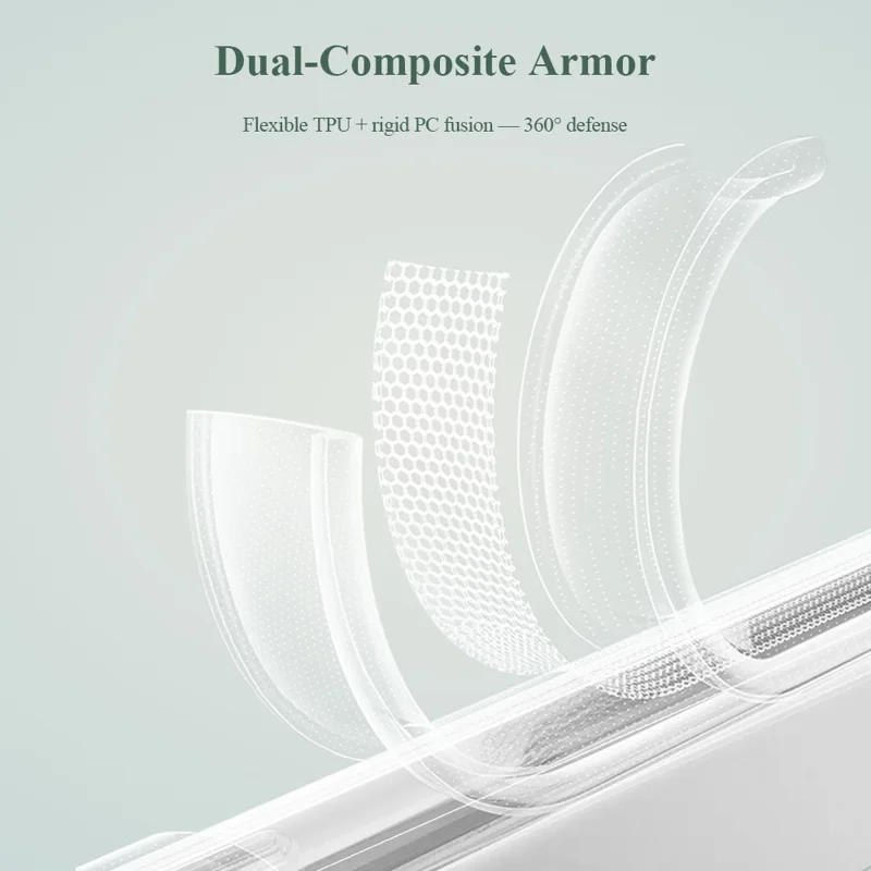 LEREACH TOC-serie til Xiaomi Redmi Note 15 5G (Global) / Poco M8 5G TPU + akryl telefonbeskyttelsesdæksel - Transparent