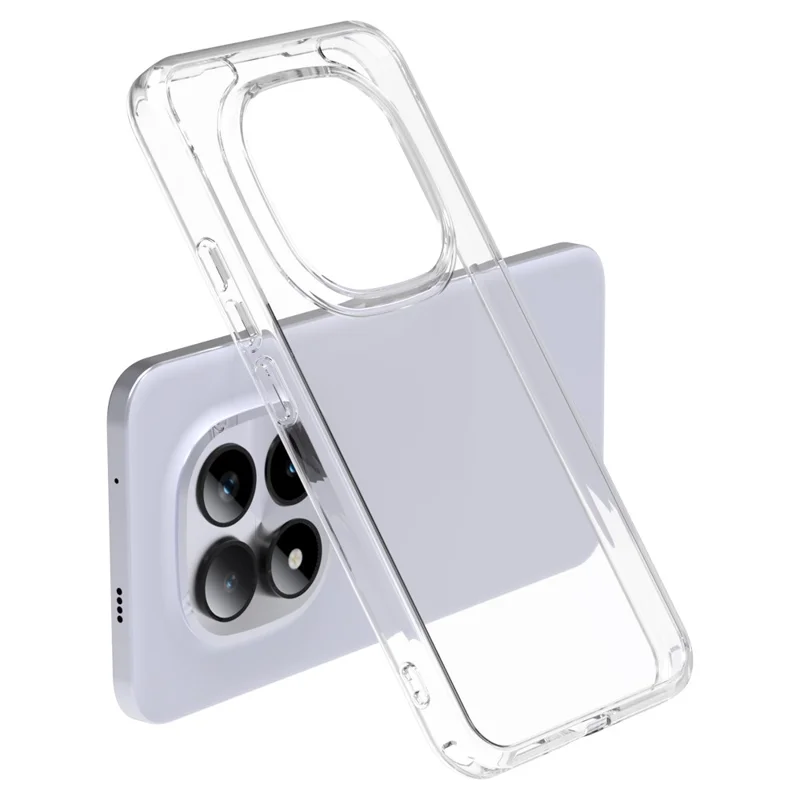 LEREACH TOC Series for Xiaomi Poco M8 Pro 5G / Redmi Note 15 Pro+ 5G (Global) Case TPU + Acrylic Phone Cover - Transparent