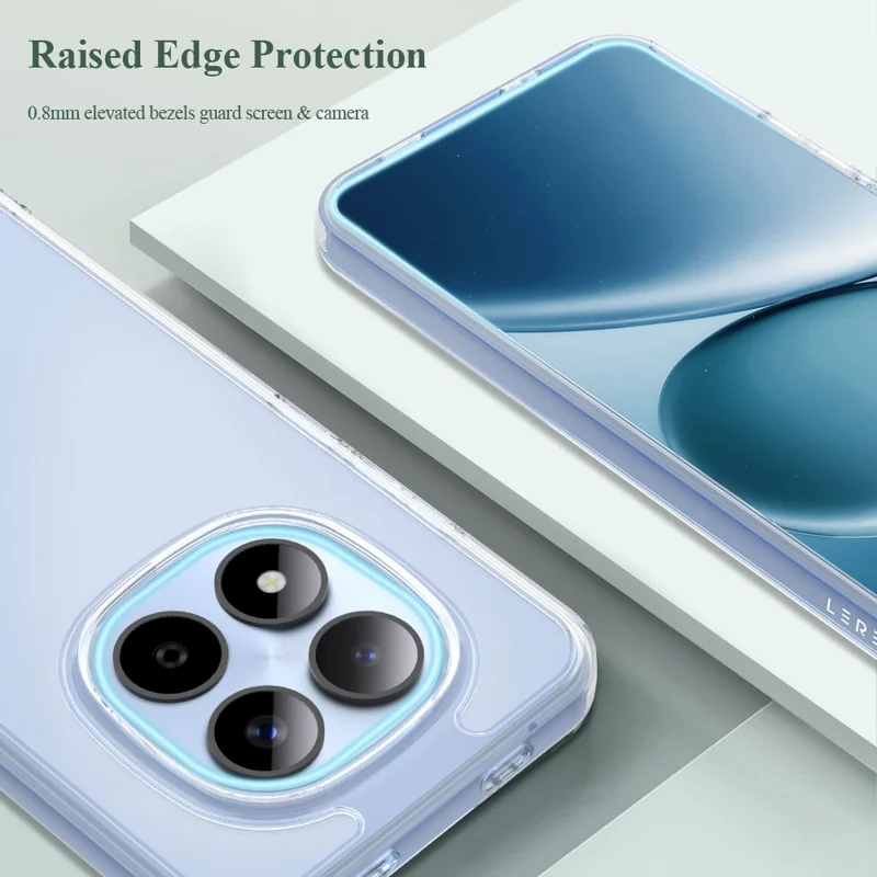 LEREACH TOC Series for Xiaomi Poco M8 Pro 5G / Redmi Note 15 Pro+ 5G (Global) Case TPU + Acrylic Phone Cover - Transparent