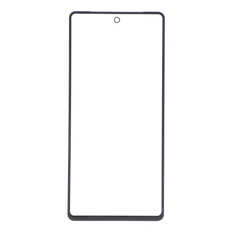 For Google Pixel 7 5G Front Screen Glass Lens + OCA Adhesive Part (without Logo) - Black