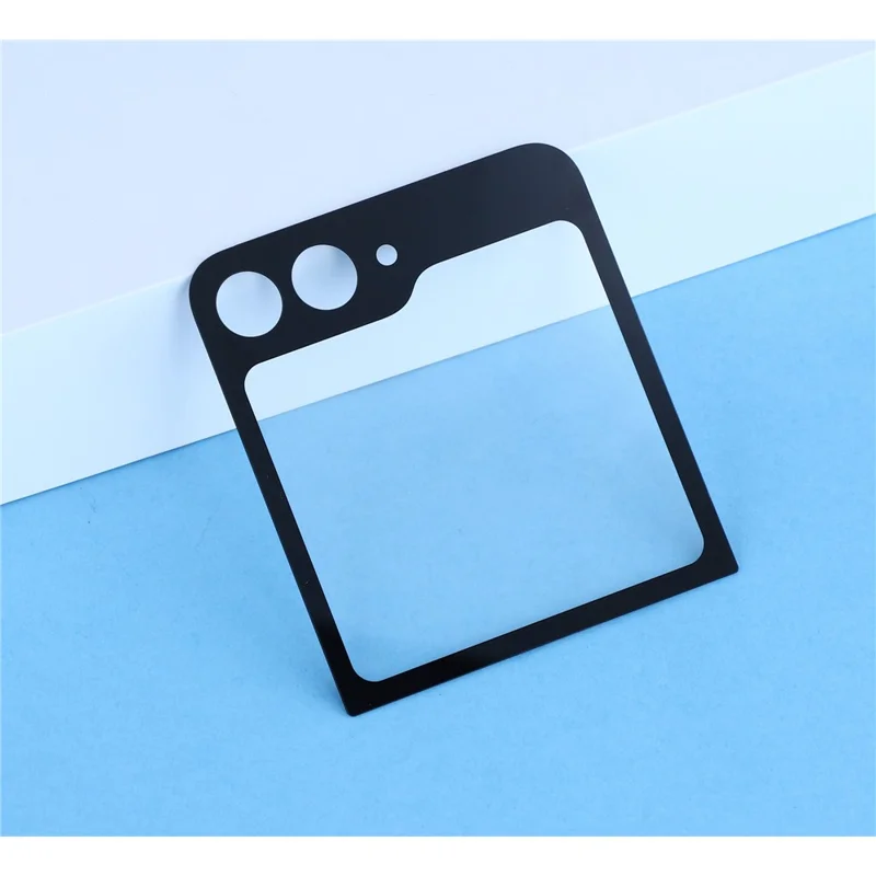 For Samsung Galaxy Z Flip6 5G F741 Front Screen Glass Lens + OCA Adhesive Part (Small Screen) (without Logo)