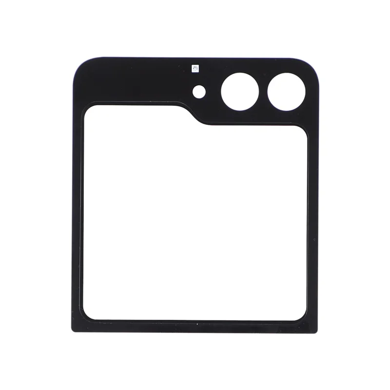 For Samsung Galaxy Z Flip5 5G F731 Front Screen Glass Lens + OCA Adhesive Part (Small Screen) (without Logo)