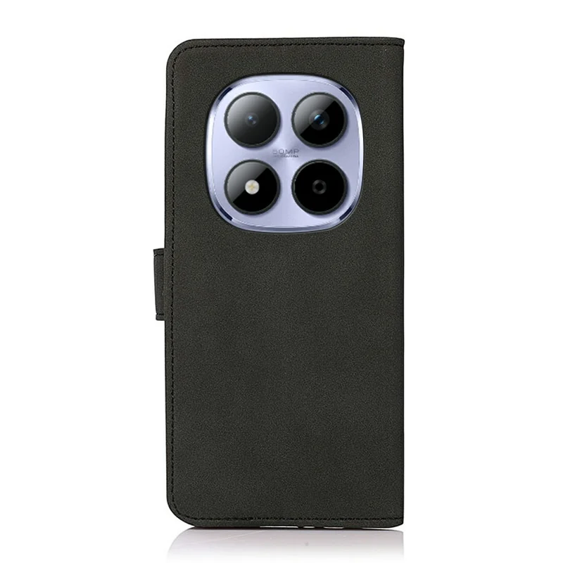 KHAZNEH Custodia per Xiaomi Redmi Note 15 Pro 4G (Global) Custodia Portafoglio in Pelle PU Anti Graffio con Supporto per Telefono - Nero