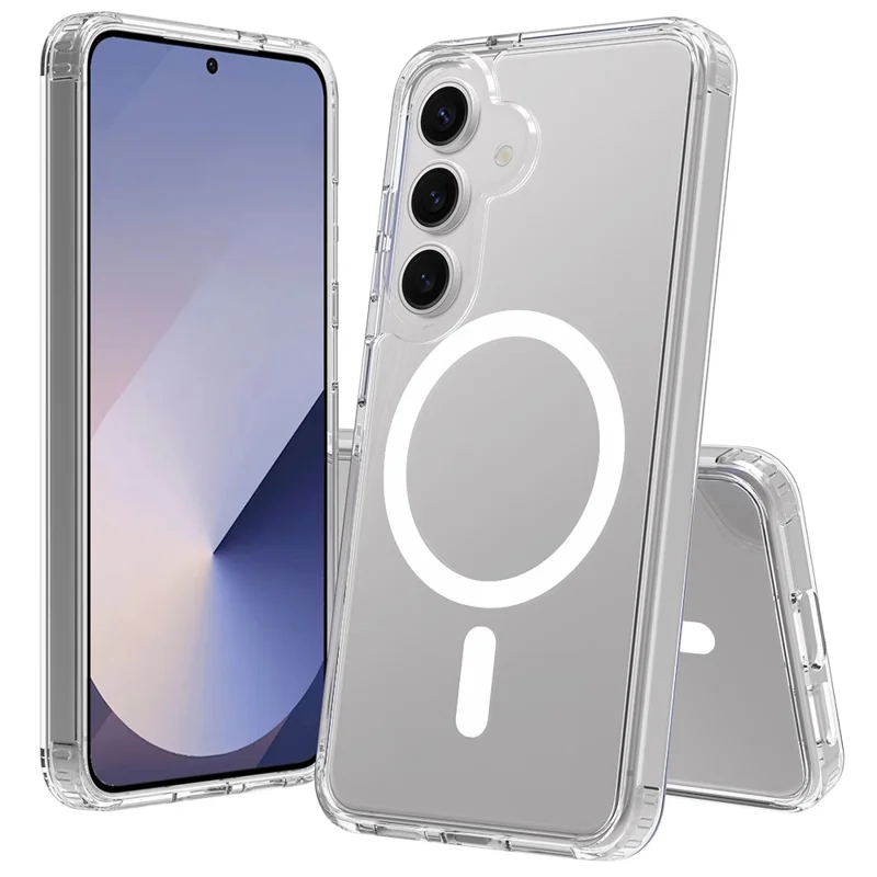 Obudowa magnetyczna na Samsung Galaxy S26 / S26 Pro 2,0 mm ochrona przed zarysowaniami pokrywa telefonu TPU + PC - Przezroczysta