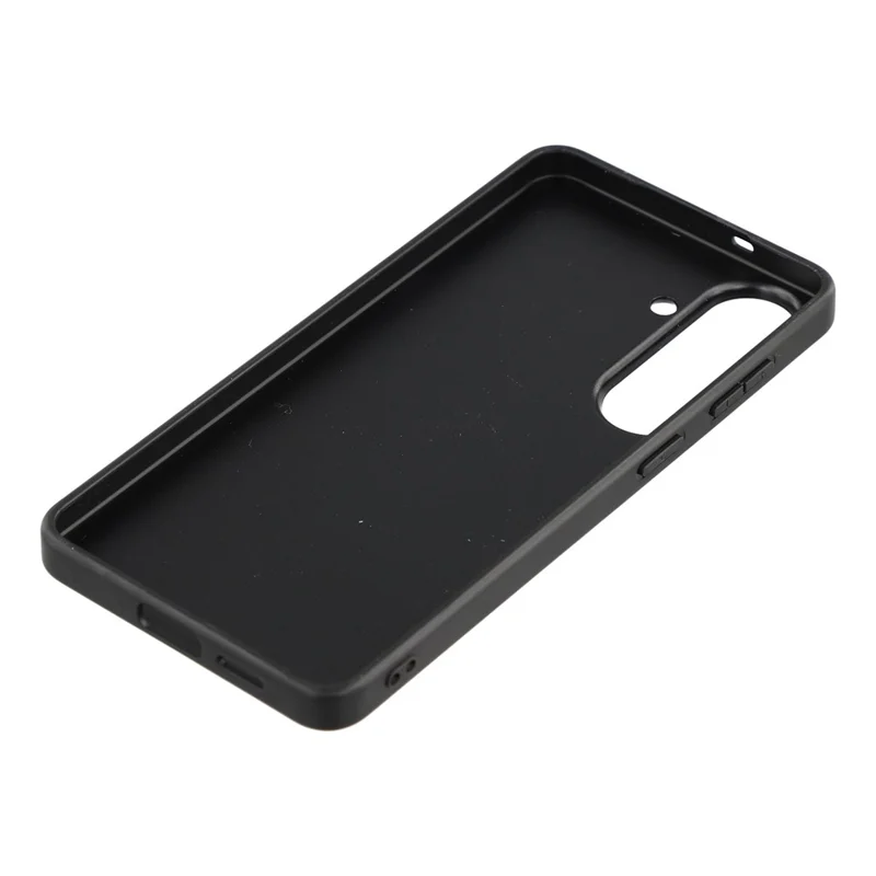 X-LEVEL For Samsung Galaxy S26+ Case Leather Coated PC TPU Phone Back Cover with Metal Kickstand - Black