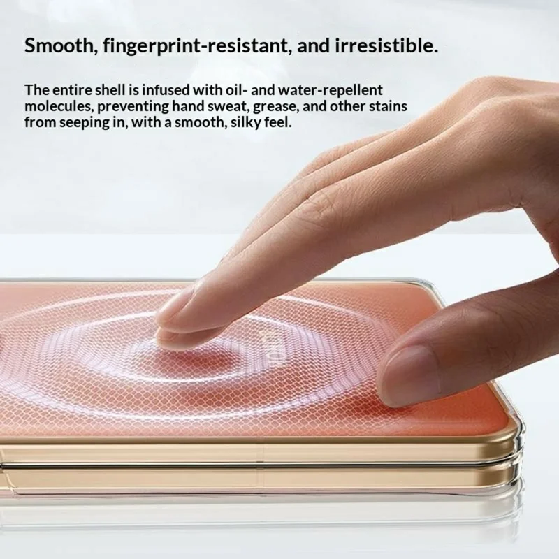 Capa Transparente para Honor Magic V5 5G com Proteção de Vidro Temperado em Metal e Suporte Ajustável - Preto