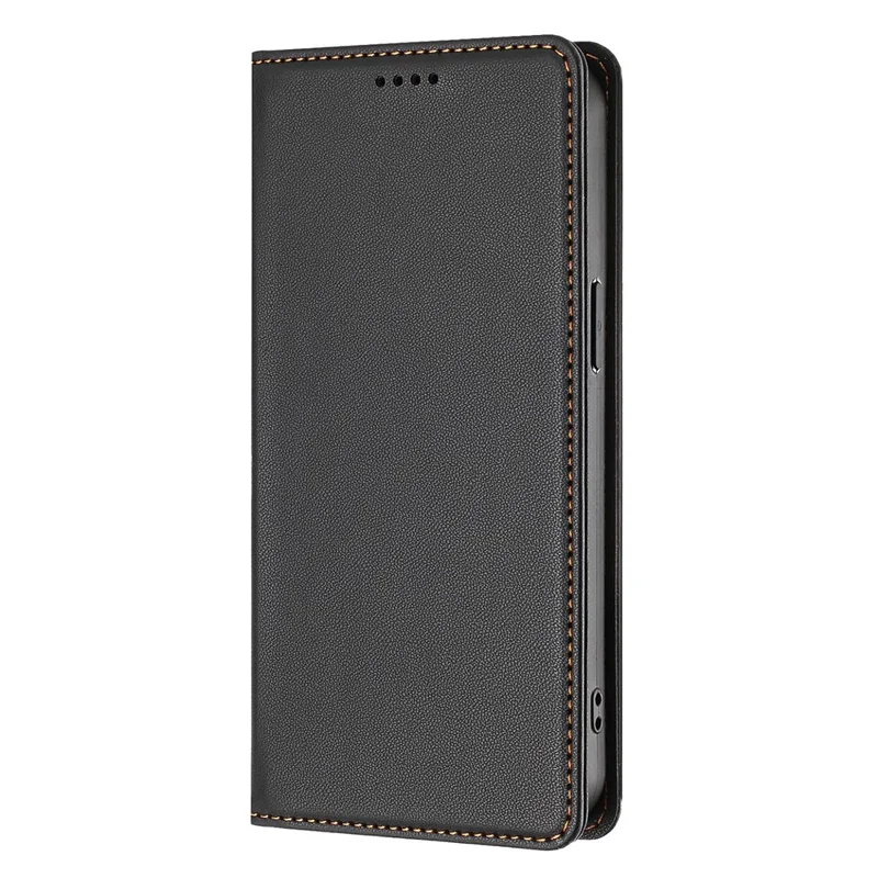 Bulk Purchasing For Xiaomi Redmi Note 15 Pro+ 5G (Global)  /  Poco M8 Pro 5G Leather Case Magnetic Closure RFID Blocking Wallet Phone Cover - Black